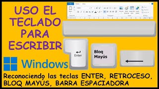 ✅ 2. Uso del TECLADO PARA ESCRIBIR en WORDPAD |  CLASES PARA PROFESORES DE COMPUTACIÓN