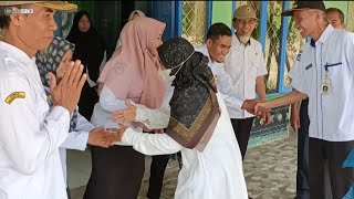 Kegiatan Bela Negara Pak Camat Tabunganen dan ibu Ketua PKK Berkunjung Di SMA N 1 Tabunganen