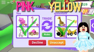 ONE COLOR TRADING CHALLENGE In Adopt Me! Roblox