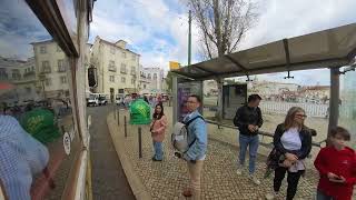 Ride on Lisbons Tram 28E from Campo Ourique Prazeres