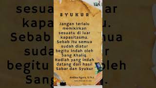 SYUKUR #perjalananrasa #videoshort #feedshorts #pengingatdiri #penyuluhagamaislambergerak