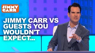 Jimmy Carr Vs Guests You Wouldn't Expect to See on 8 Out of 10 Cats! | Jimmy Carr