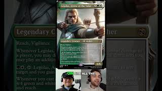 Capturing the essence of Legolas on a #magicthegathering card! #youtubeshorts #lordoftherings #lotr