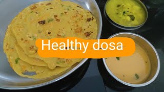 Healthy dosa with wheat flour, besan 😊 (989) breakfast or dinner recipe 😊