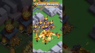 When 6 Super Dragons Become Defenses | Clash of Clans