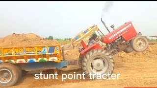 Massey fargoson 375 with loaded truly  is double power tracter is very stunt the best performance