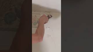 ￼ Removing wallpaper #wallpaper #daily