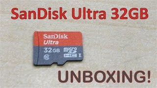 Sandisk Ultra 32GB MicroSD Card Unboxing