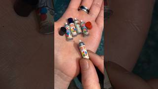 How to Make a Miniature Spray Can!! #howto #arttutorial #handmade #miniature #realistic