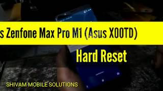 Asus Zenfone Max Pro M1 (Asus X00TD) Hard Reset.