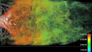 Large Eddy Simulation of a multipoint injector (AVBP - CERFACS)