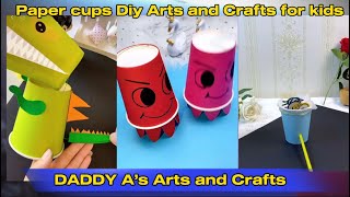 Paper Cups Diy arts and crafts ideas for kids