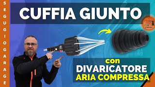 DIVARICATORE ad aria compressa per SOSTITUIRE CUFFIA Giunto Omocinetico