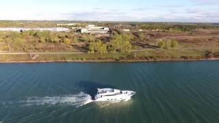 DJI Phantom 4 Flying through St Lawarance Canal - Welland Ontario