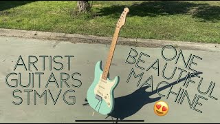 Artist STMVG Seafoam Green Guitar - First Impressions & Review