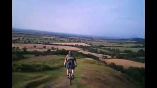 Mountain Biking Church Stretton - The Lawley North side descent