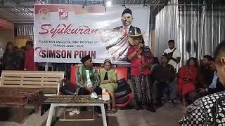 Syair Rote Disampaikan oleh Maneleo Marthin Leanan di Acara Syukurun Simson Polin