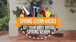 Spring Clean Hacks - Clean your dirty brush