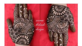 हथेली मेहंदी।।Very Easy & Simple Hatheli Mehndi Design