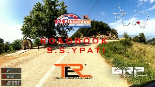 TER - 41st Rally Fthiotidos 2024 - Roadbook - S.S. Ypati