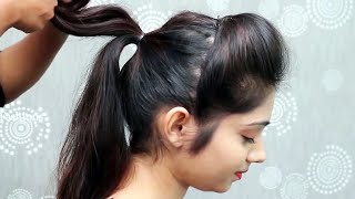 Easy Hairstyles for Wedding/Party | Simple Cute Hairstyles for Long Hair Girls | Updo Hairstyles