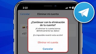 ✅ Cómo ELIMINAR CUENTA de TELEGRAM para SIEMPRE (2024)