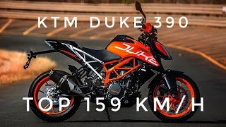 KTM DUKE 390 || TOP 159 KM/H 💥 , എന്ത് ഒരു പൊക്കാ ഇവന്റെ💨💨