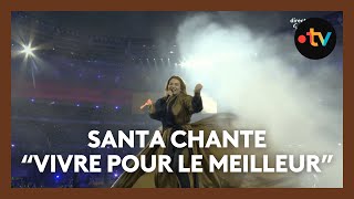 Santa reprend "Vivre pour le meilleur" de Johnny Hallyday