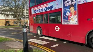 Arriva London LJ59ABU (T77) Departs King George Hospital