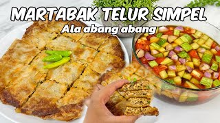 RESEP MARTABAK TELUR SIMPEL ALA ABANG ABANG !! BONUS CUKO ACAR SUPER SEGERRR