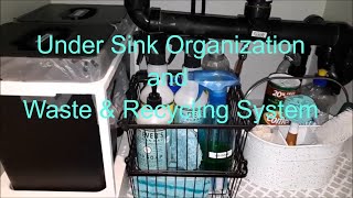 Under Kitchen Sink Organization & Waste & Recyling System