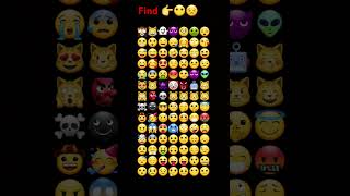 Find the odd emoji and please like and subscribe my channel #emojichallengequiz