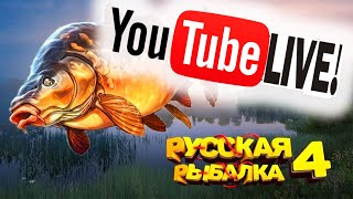 Русская рыбалка 4 ,новогодний стрим,рыбачим,общаемся.