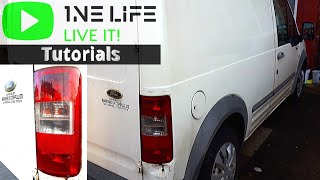 Ford Transit Connect - How to Change Brake light Reverse Light Fog Light Bulb