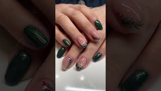 Cute Christmas Nail Art Using Korean Gel ❄️🎄