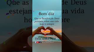 Bommm dia! Venha cheio das bênçãos de Deus!