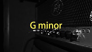 G Minor Rock Guitar Backing Track (130 bpm)