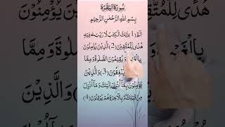 Surah Al-Baqara recitation by Abdul Rahman Al-Sudais #qurantelawat #surahbaqarah #viralshorts