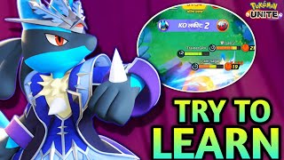 LUCARIO 🔥 EXTREME SPEED IS BROKEN IF YOU MASTER IT WITH THIS BUILD| POKEMON UNITE | LUCARIO GAMEPLAY