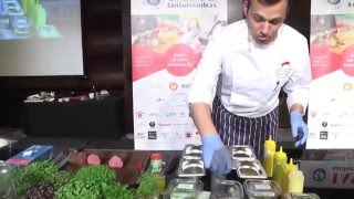 Stefan Popescu, Executive Chef Pullman Bucuresti @ Taste Ambassadors 2016