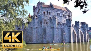 GHENT amazing summertour 4K -  🇧🇪 GENT, Belgium 🇧🇪 - 4K UltraHD 60fps