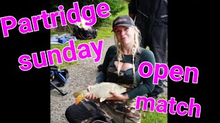 come to a Sunday open fishing match at Partridge!!!