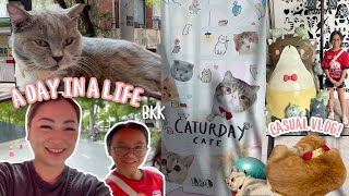 A DAY IN A LIFE in Bangkok *Casual Vlog CATURDAY Cafe, SIAM | JustSissi