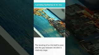 Why are there horizontal bars after printing the pattern? What is the solution? #uvprinter #digital