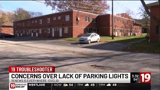 People living at Euclid apartments sound alarm over lack of parking lights