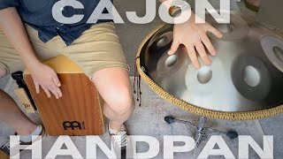 Cajon & handpan at the same time!