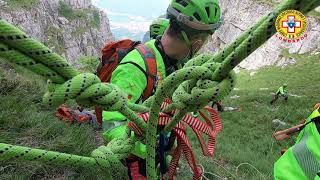 Esercitazioni in montagna, nel video del Soccorso Alpino