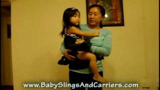 Ergonomic Patapum Baby/ Toddler Carrier: Shift From Front to Back Carry