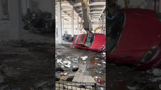 Recycling car disassembly process