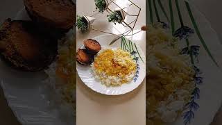 Lunch Plate #homemade #shorts #youtubeshorts #food #foodplatting #dalchawal #viral  #indianfood